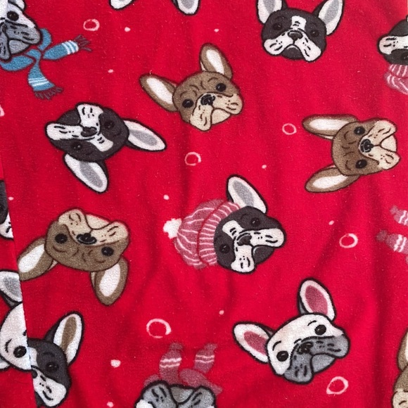 Secret Treasures Soft Fleece Pajama Bottoms. “Doggies”Size Large (12-14)  EUC - Picture 3 of 10